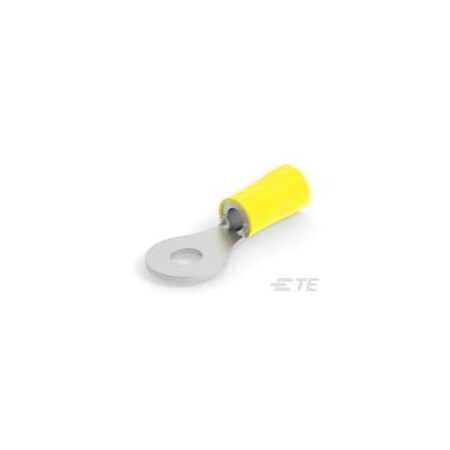 Te Connectivity Ring Terminal, M5 Stud Size, 6 mmÂ², 300 V, Nylon Insulated, Yellow 130679